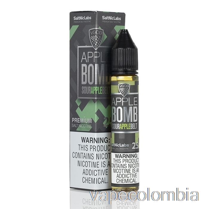 Kit Completo De Vapeo Apple Bomb - E-líquido Vgod - 60ml 3mg